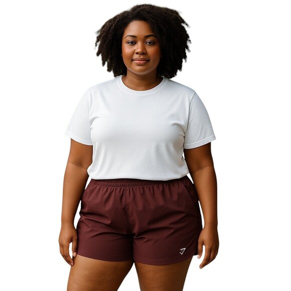 Gymshark We Do Gym Woven Pocket Shorts Chocolate Size XXL Workout Gym Athleisure - Picture 1 of 12